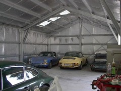 GALVANIZED STEEL INSULATED 3-CAR GARAGE – METAL BUILDING – Shop KIT