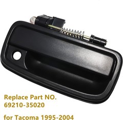 69210-35020 Black Front Right Passenger Exterior Outside Door Handle for Toyota