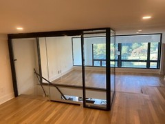 CGP Single-Slide Door System, Glass Aluminum Wall 13′ x 8′, Black
