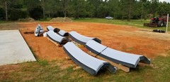40x80x18 Duro Steel DIY Off Grid Quonset Hut Building Open Ends Factory DiRECT