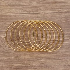 10 Pcs Gold Dream Catcher Metal Rings Hoops Macrame Ring For Dreamcatchers