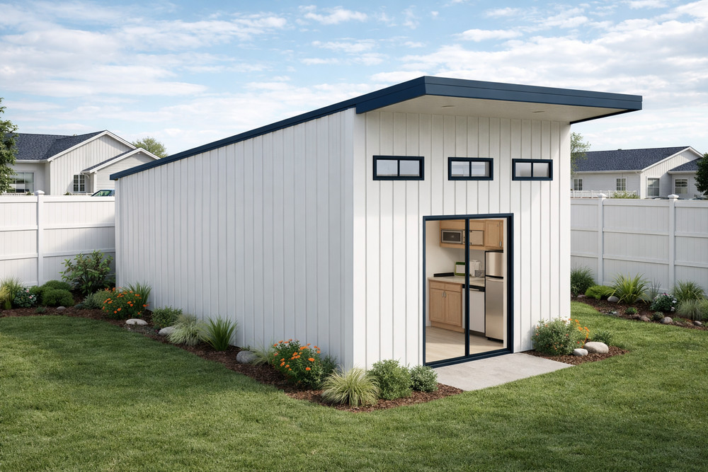 TEXAS ENERGY EFFICIENT 420 SQ FT ACCESSORY DWELLING UNT WITH TURN-KEY BUILD
