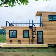 2 Story Luxury Container Home 34.5ft X 8ft With Balcony