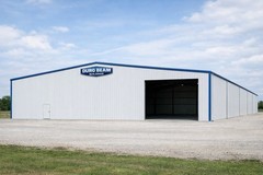 50x100x22 Steel Building Kit | Rigid Frame I-Beam | machine shop