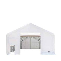 TMG Industrial 30′ x 40′ Dual Truss Storage Shelter w/ Heavy Duty 17oz PVC Cover