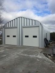 25x24x13 Engineered Steel Building Kit | DuroSPAN Clear-Span Arch System w/ Ends