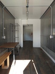 40′ Ground Level Jobsite Office with Restroom Mobile Container Trailer | Atlanta