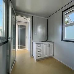 7x20ft Portable Office w/ Bedroom Toilet Shower Steel frame Lockable Entry Door