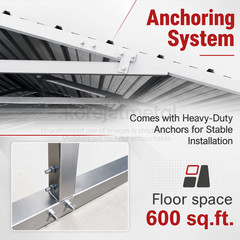20x30ft Heavy Duty Metal Garage Carport Vehicle Shelter Storage