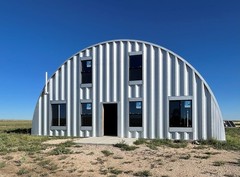 Q50x100x17 Steel Quonset Building Kit | 22 Ga | DuroSPAN | with Ends