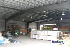 Steel Factory Mfg 60x100x20 Prefab Commercial Building Truck Storage Warehouse