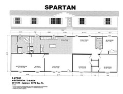 2023 LIVE OAK Spartan Mobile Holme 4BR/2BA 1976 sq ft-Factory Direct ALL GEORGIA