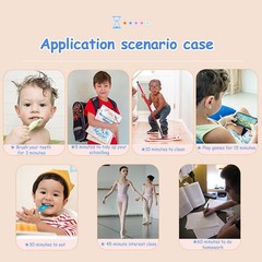 1PC 3/5/10/15/30 Minutes Colorful Sandglass Children Kid Gift Toy Sand Timer Hou