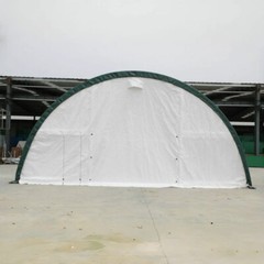 W40’xL80’xH20′ Single Truss Arch Storage Shelter 11OZ PE Canvas Building Shelter