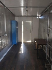40′ Ground Level Jobsite Office with Restroom Mobile Container Trailer | Atlanta