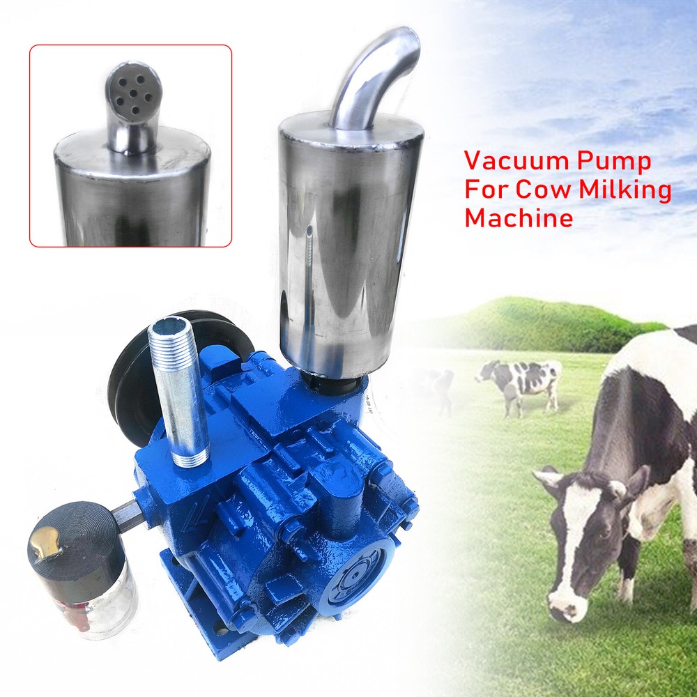 Vacuum Pump Electric Milking Machine 220L 250L/min Sheep Milker Tank Barrel USA