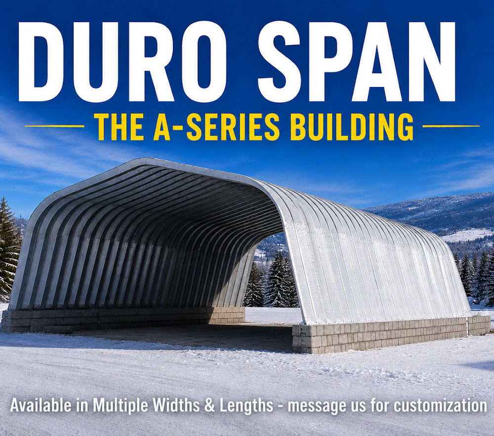 25x16x14 DuroSPAN Steel Buildings Garage Workshop DIY Open Ends Factory DiRECT