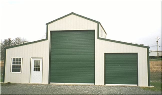 AMERICAN BARN–ALL GALVANIZED STEEL & INSULATED!! BUILDING – GARAGE-METAL