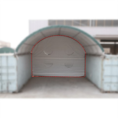 20*20ft 20*40ft Shipping Container Canopy Canvas Fabric Building w/o End Wall