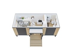 Tiny house, mobile holiday home with equipment