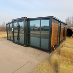 Luxury 40Ft 20Ft Container Tiny House Prefabricated Double-Wing Folding Mobile R