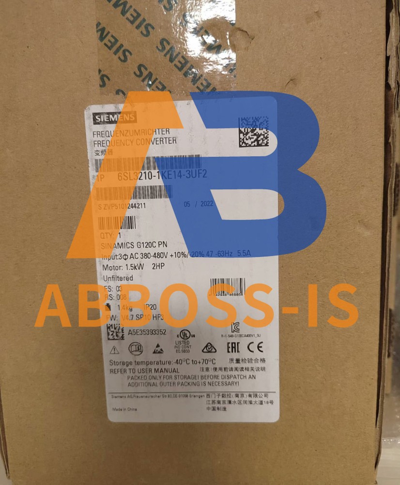 Siemens G120C Compact Converters 6SL3210-1KE14-3UF2
