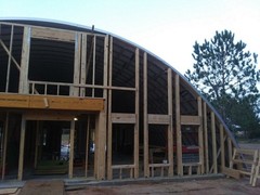 51x20x17 DuroSpan Off Grid Quonset Home Steel Building Open Ends Factory DiRECT