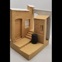 Unassembled 1/35 Length 10cm Width 7.5cm Height 12.5cm Scene Accessories Resi…