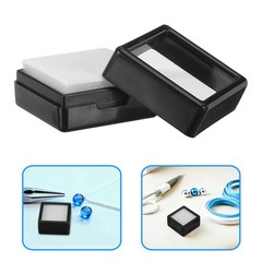20 Pcs Small Gems Display Box Packing Boxes for Jewelry Square Container