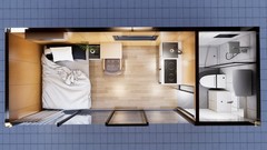 20ft Apple Cabin Prefab Modular Living House