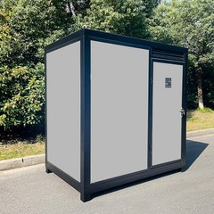 All-in-1 Portable Toilet & Outdoor Shower Room Q235 Steel Frame Remote Cabins