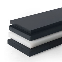 2mm – 30mm Thick HDPE Sheets Polyethylene Plastic Block Plates Panel Black/White