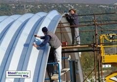 Steel Factory Mfg 42x70x17 Quonset Barn Farm Building Kit Shipped Factory Direct