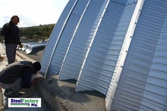 Steel Manufactured 51x49x17 Quonset Barn Farm Building Kit Factory Direct