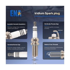 ENA 8 Ignition Coil Pack 16 Iridium Spark Plug Compatible with Chry… Fast Ship
