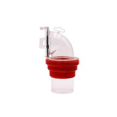 VALTERRA LLC F023112CL EZ COUPLER 90 BAYONET SEWER FTNG Klein, Clear