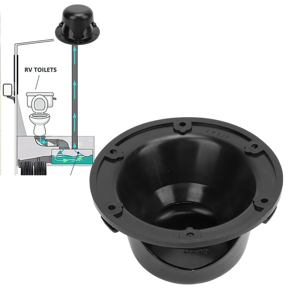 2 Set RV Plumbing Vent Caps Replacement Plastic Cover Kit For Trailer Motorhome