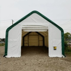 W20xL33xH16 Heavy Duty Storage Shelter Double Truss 22oz PVC Canvas Barn Storage
