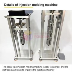 30g/50g Desktop Pneumatic Vertical Polymer Plastic Injection Molding Machine