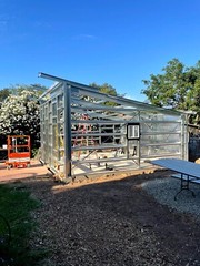 U.S. Made Steel Backyard Office Granny Flat Tiny Home Kit with Patio