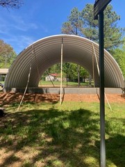 51x20x17 DuroSpan Off Grid Quonset Home Steel Building Open Ends Factory DiRECT