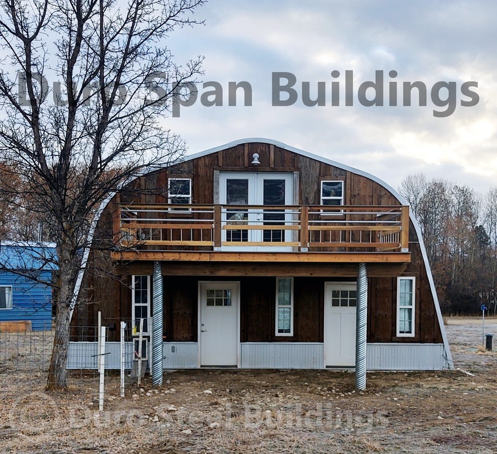 25x48x14 DuroSPAN Steel Cabin Barn DIY Off Grid BLDG Open Ends Factory DiRECT