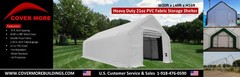 20’x40’x16′ HEAVY DUTY Dual Truss 30 oz PVC Fabric Storage Building* PRESELLING*