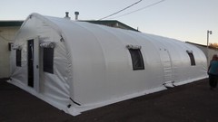 TENT All weather Steel Frame Fabric Quonset 22′ X 40′ X 10’5″ Insulated