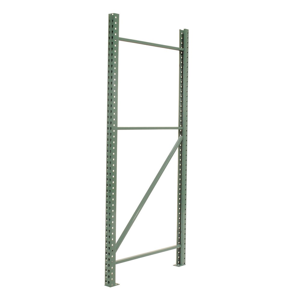 Global Industrial Pallet Rack Upright Frame 42″D x 144″H Green