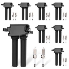 UF504 Set of 8 Ignition Coil Pack 16 Iridium Spark Plug Compatible with Dodge…