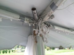 40 x 80 Commercial Canopy Clear Span Twin Tube Frame Outdoor Wedding Party Tent