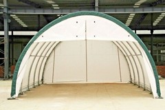 @@ NEW 20X42X12 OVAL TUBE SHELTER FABRIC COVERALL STORAGE BUILDING HOOP BARN