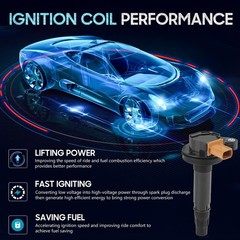 6PCS Ignition Coil Pack with 6PCS Iridium Spark Plug Compatible with Ford Exp…
