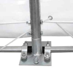 TMG Industrial 30′ x 40′ Dual Truss Storage Shelter w/ Heavy Duty 17oz PVC Cover